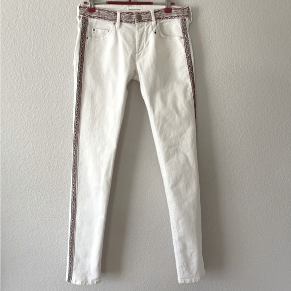 Isabel Marant Denim - Isabel Marant Cropped Straight White Jeans Size 38/10